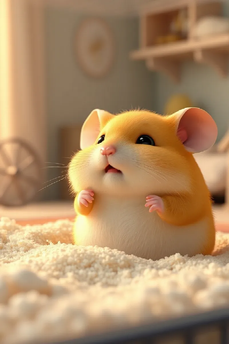 Picture 2 from the tale The Boy and the Hamster