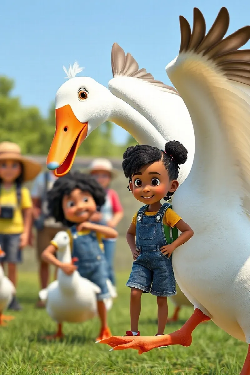 Picture 3 from the tale The Girl and the Goose