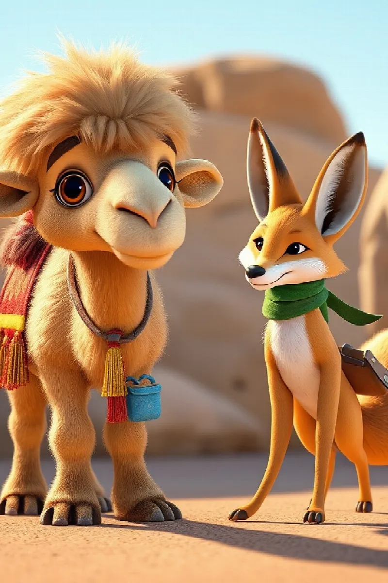 Picture 3 from the tale The Little Bactrian Camel