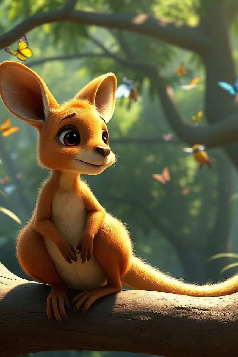 Picture 2 from the tale The Little Tree Kangaroo