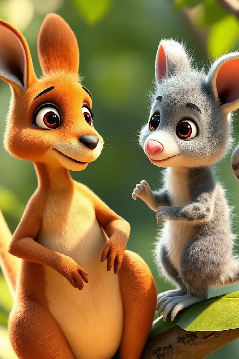 Picture 3 from the tale The Little Tree Kangaroo