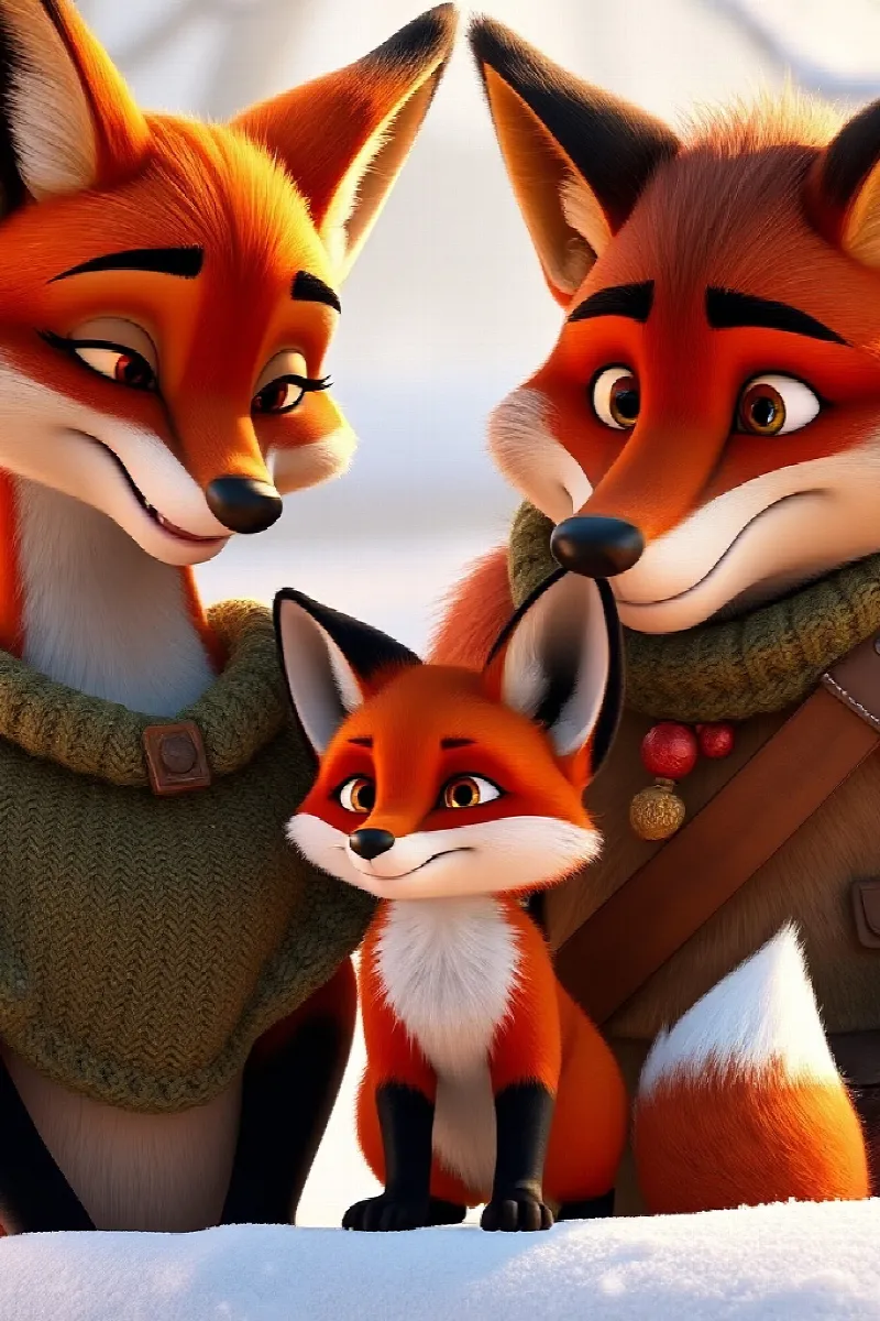 Picture 2 from the tale The Little Winter Fox