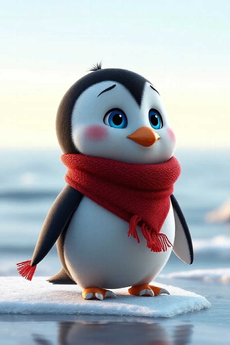 Picture 1 from the tale The Penguin's Lost Scarf
