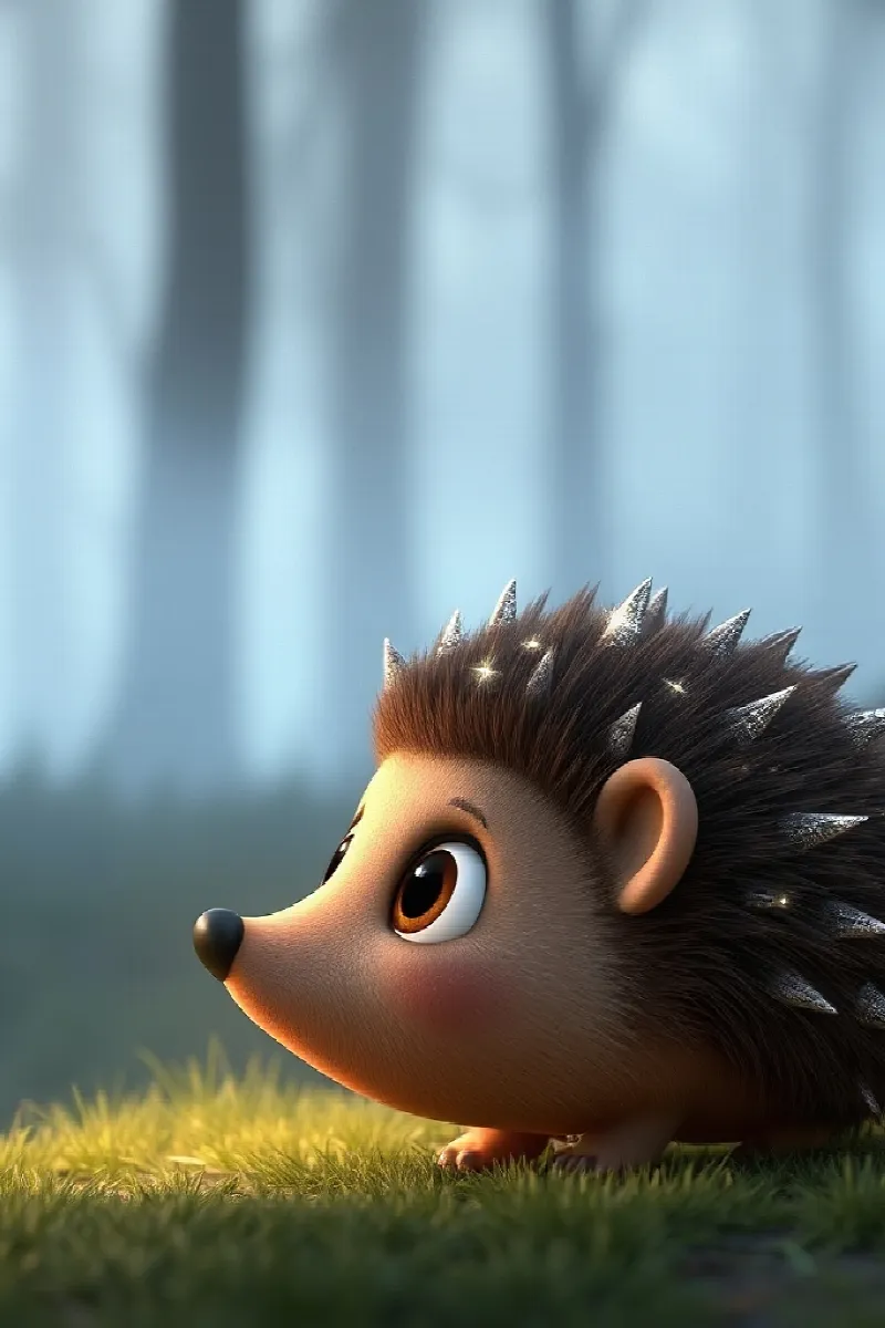 Picture 3 from the tale The Silver Hedgehog