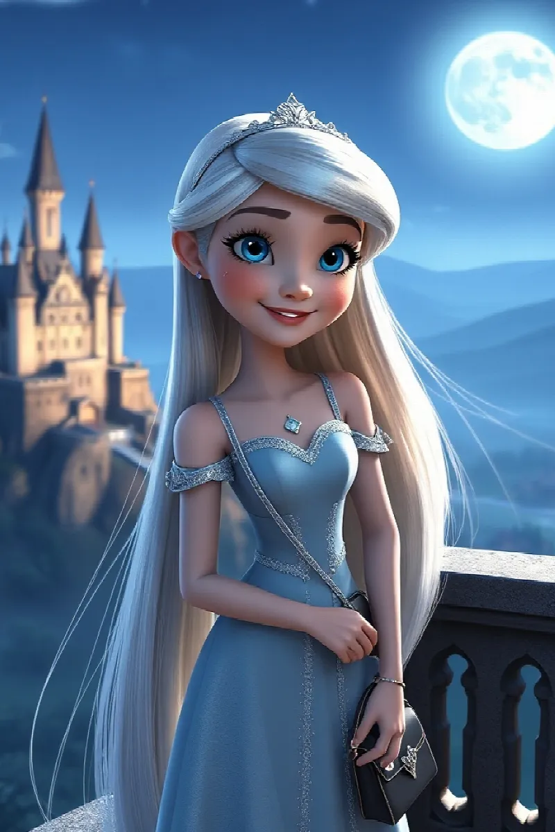 Picture 1 from the tale Silver Princess