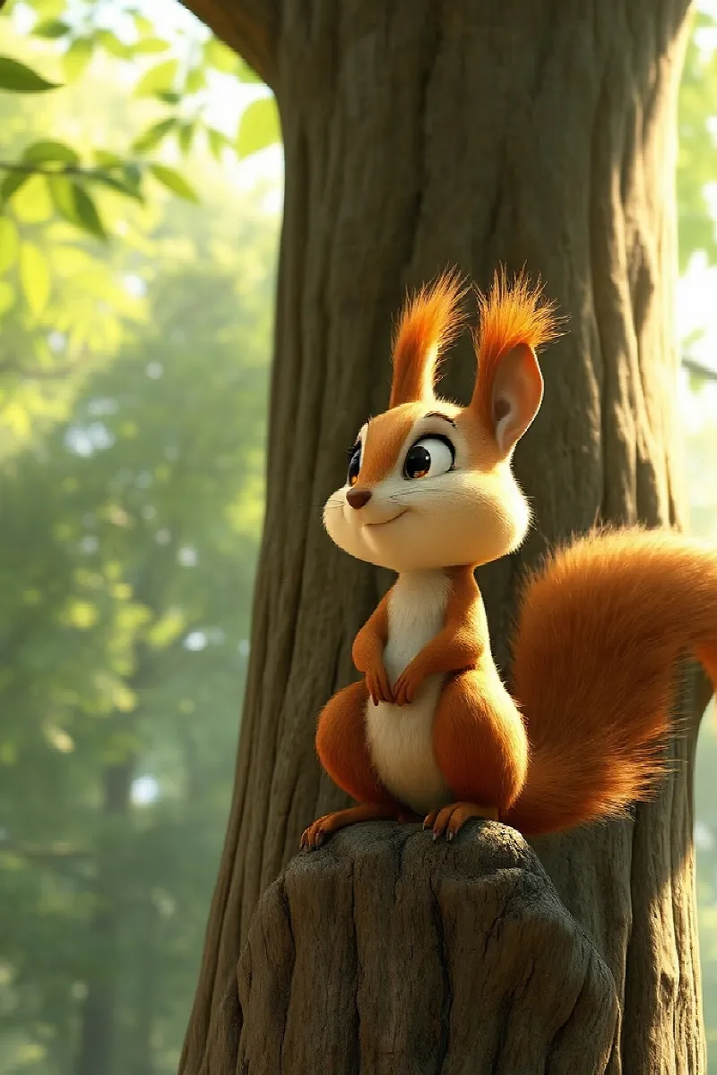 Picture 1 from the tale The Acorn Postmaster