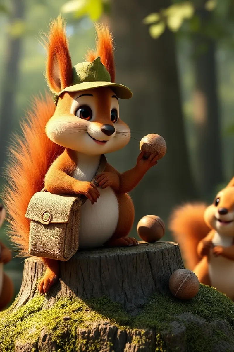 Picture 2 from the tale The Acorn Postmaster