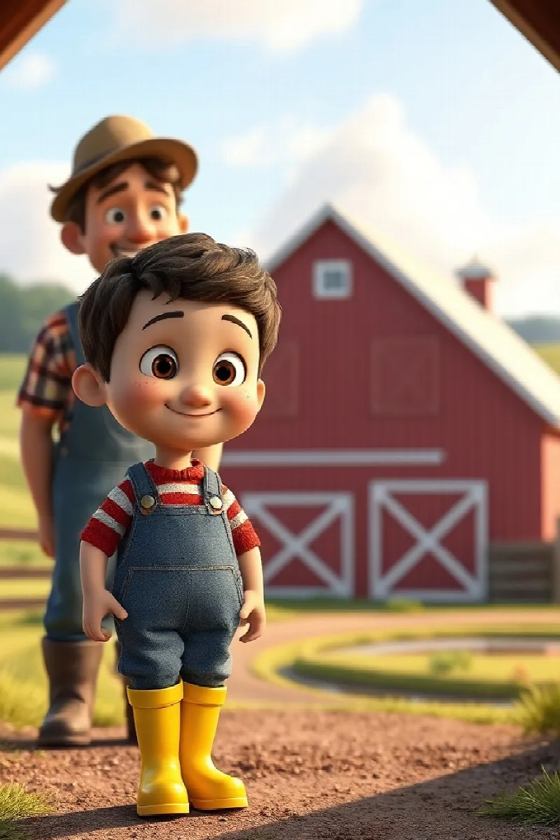 Picture 2 from the tale The Boy and the Friendship Farm