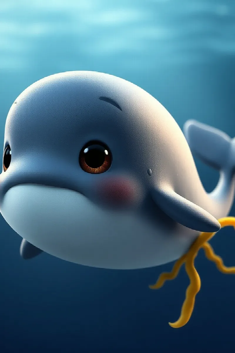 Picture 4 from the tale The Little Whale's Song