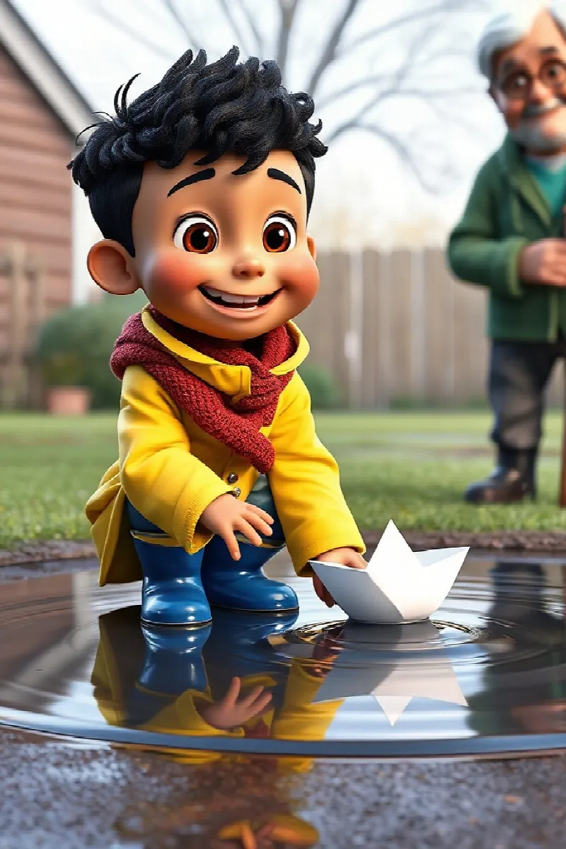 Picture 1 from the tale The Paper Boat