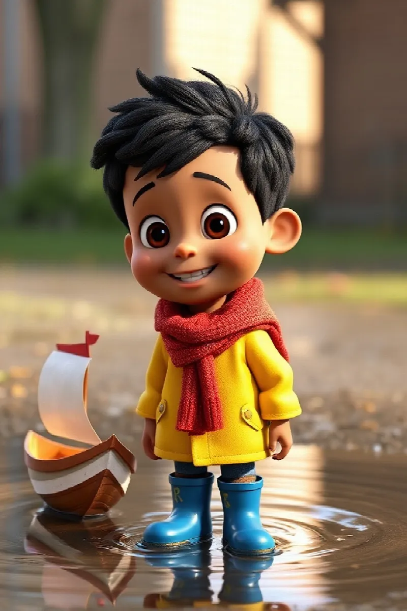 Picture 2 from the tale The Paper Boat