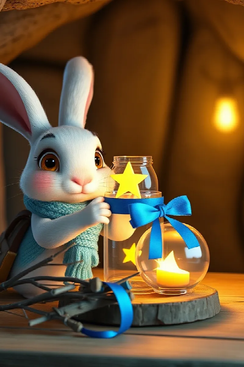 Picture 4 from the tale The Rabbit's Star Lantern