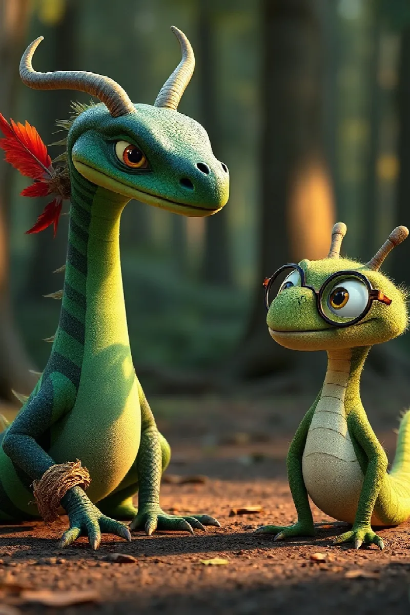 Basilisk'in Yeni Gözlükleri masalından 3. resim