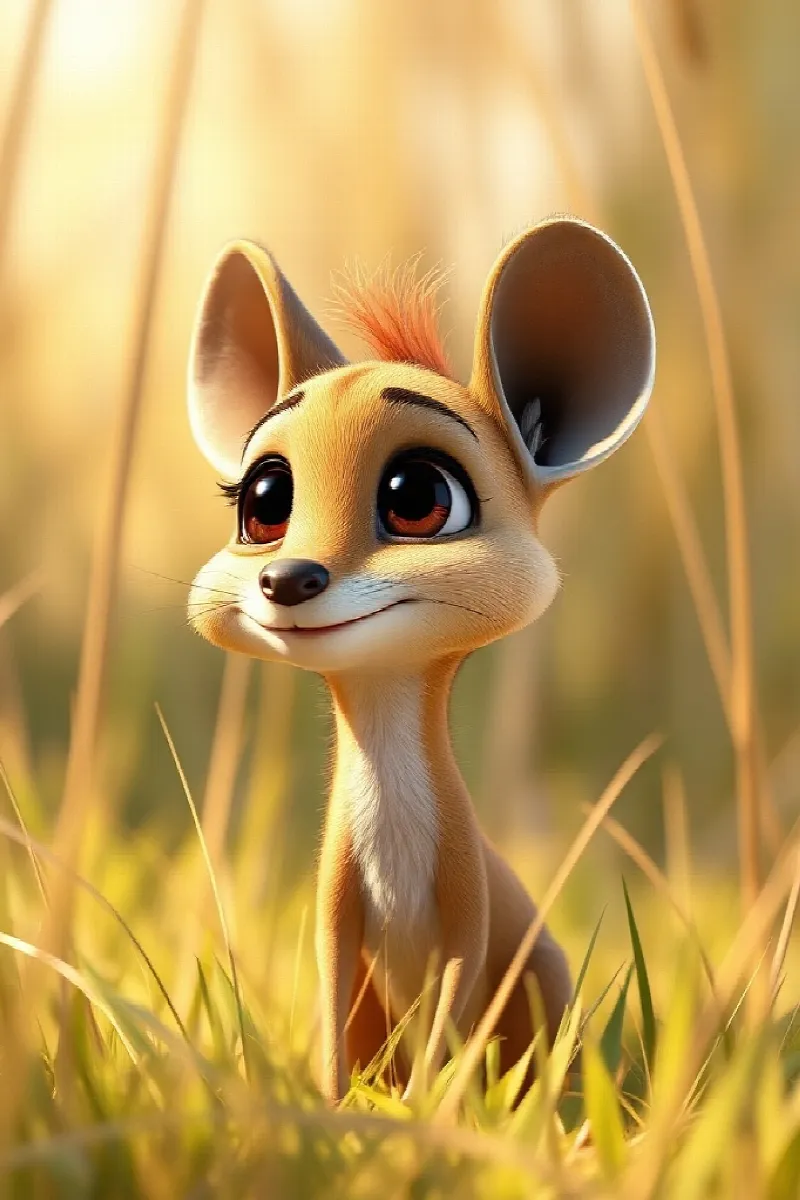 Picture 2 from the tale The Little Giraffe's Friend