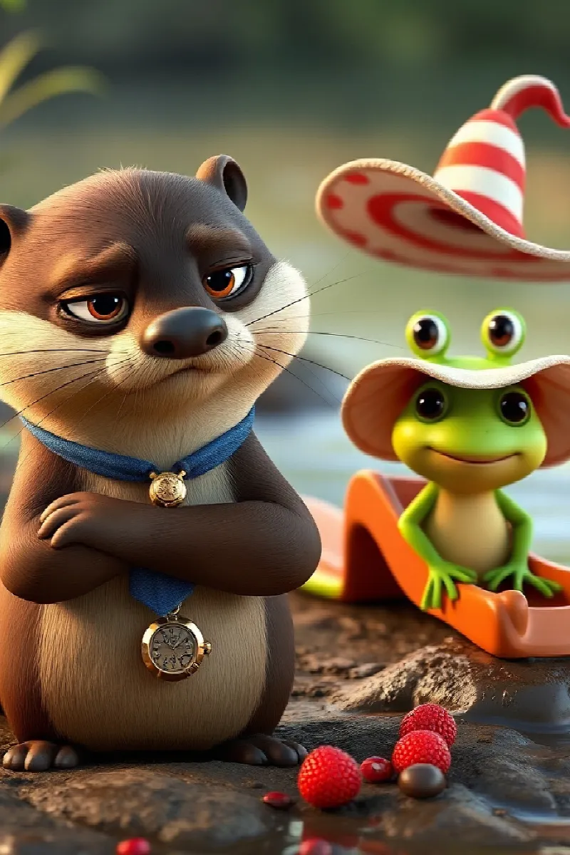 Picture 2 from the tale The Otter Who Borrowed Tomorrow