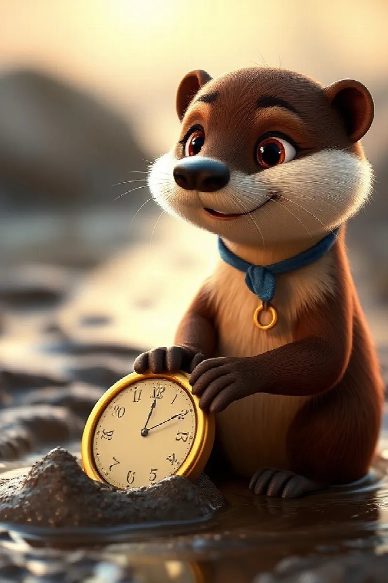 Picture 3 from the tale The Otter Who Borrowed Tomorrow