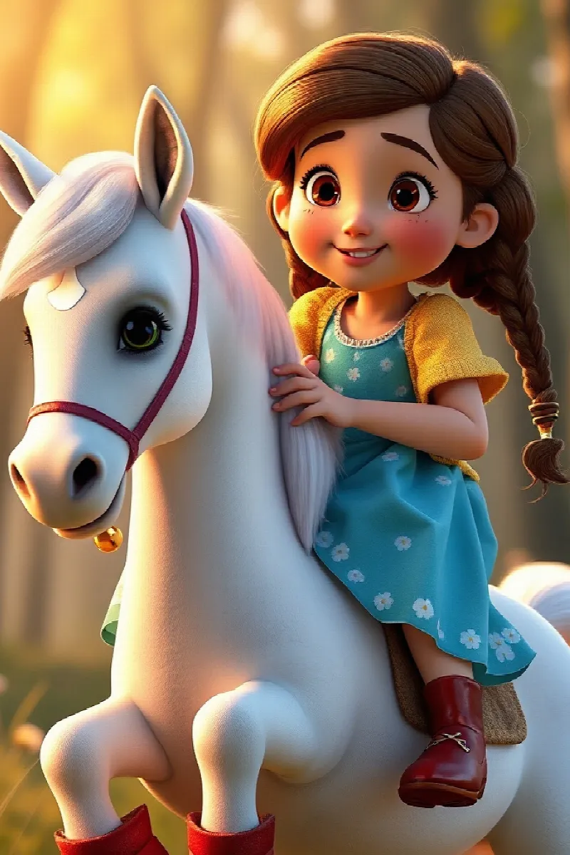 Picture 4 from the tale The Girl and the Moon Pony
