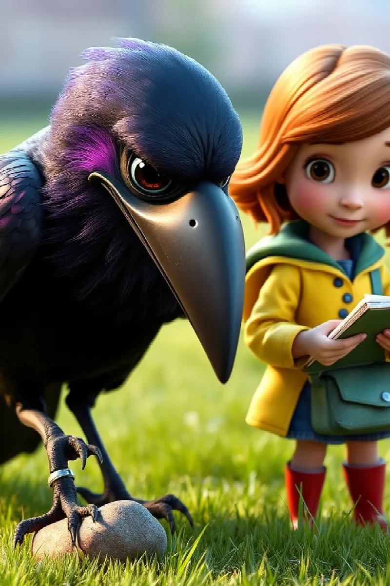 Picture 4 from the tale The Girl and the Raven