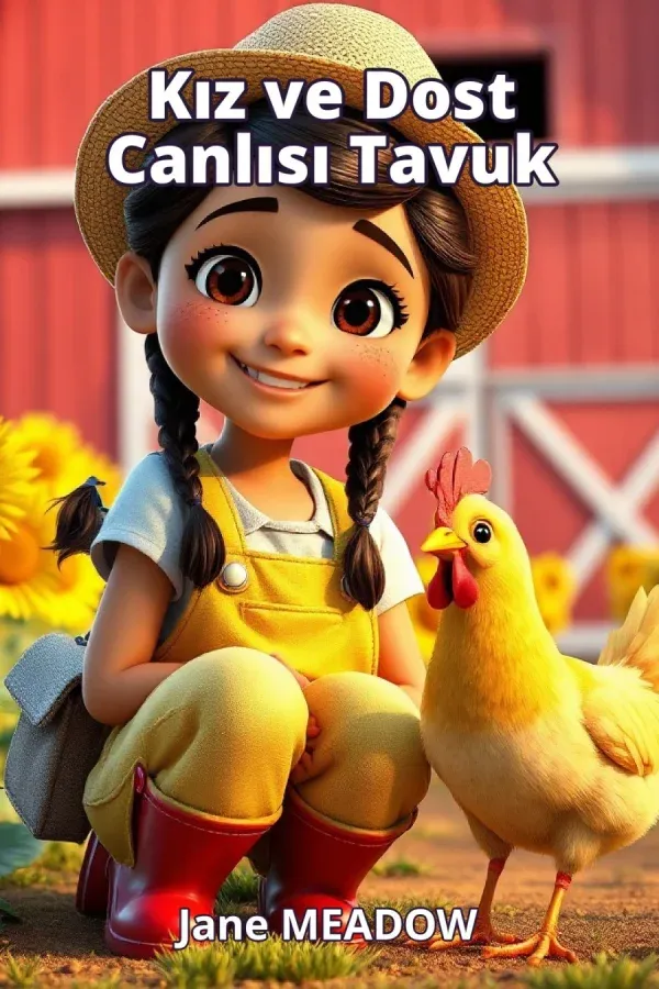 Kız ve Dost Canlısı Tavuk