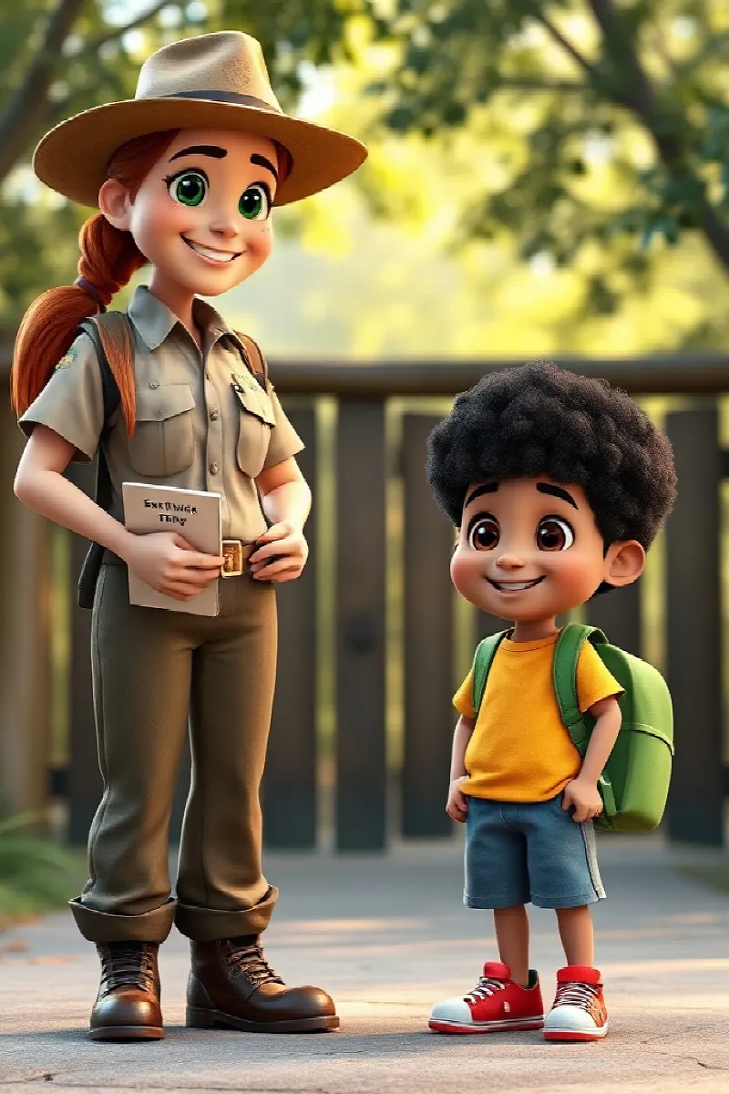Picture 2 from the tale The Boy and the Little Capybara