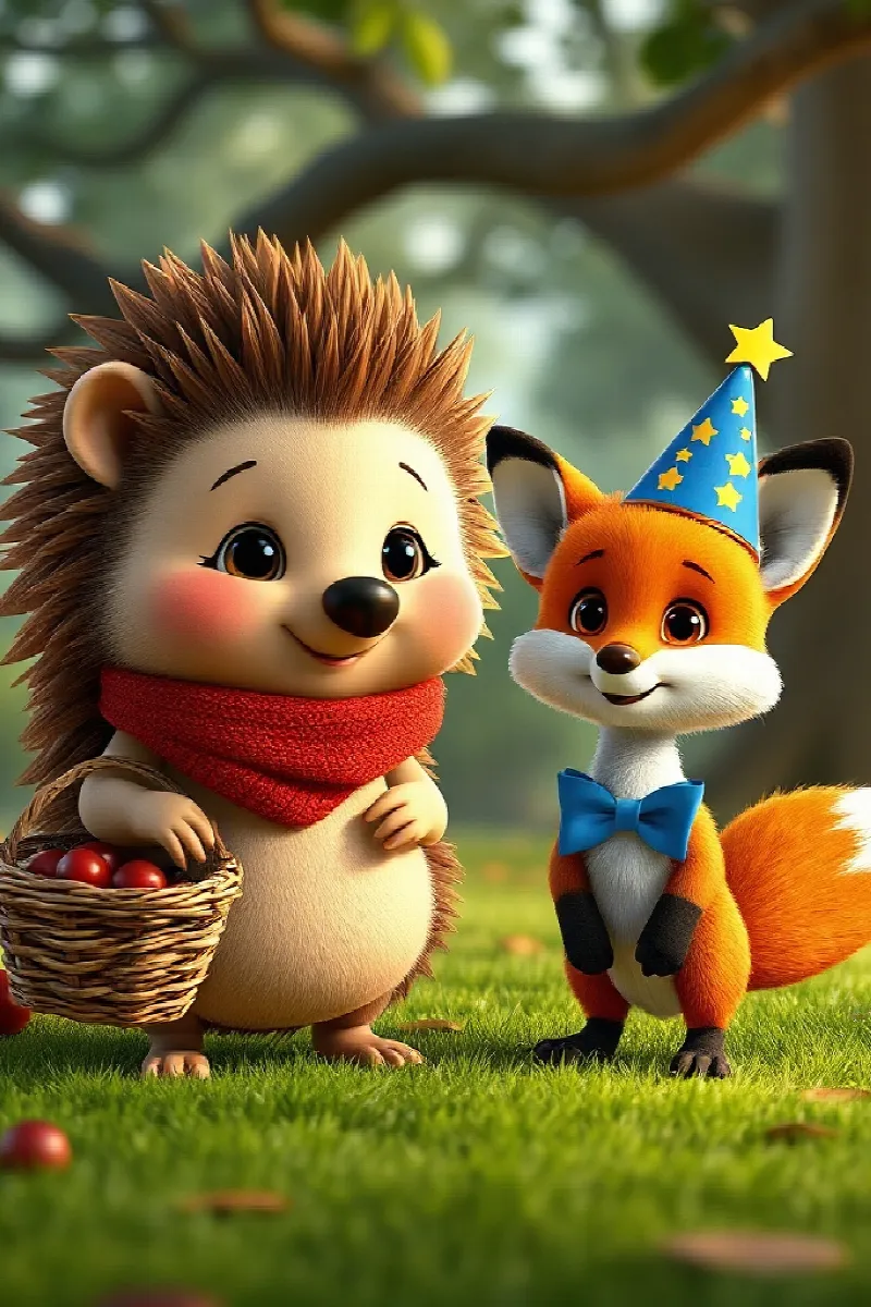 Picture 4 from the tale The Fox Cub's Birthday