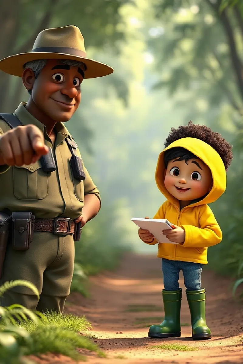 Picture 3 from the tale The Boy and the Little Fox