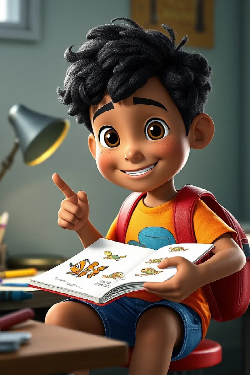 Picture 2 from the tale The Boy and the Reef