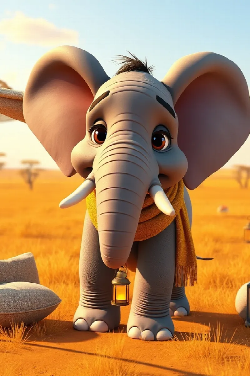 Picture 1 from the tale The Elephant's Story Tent