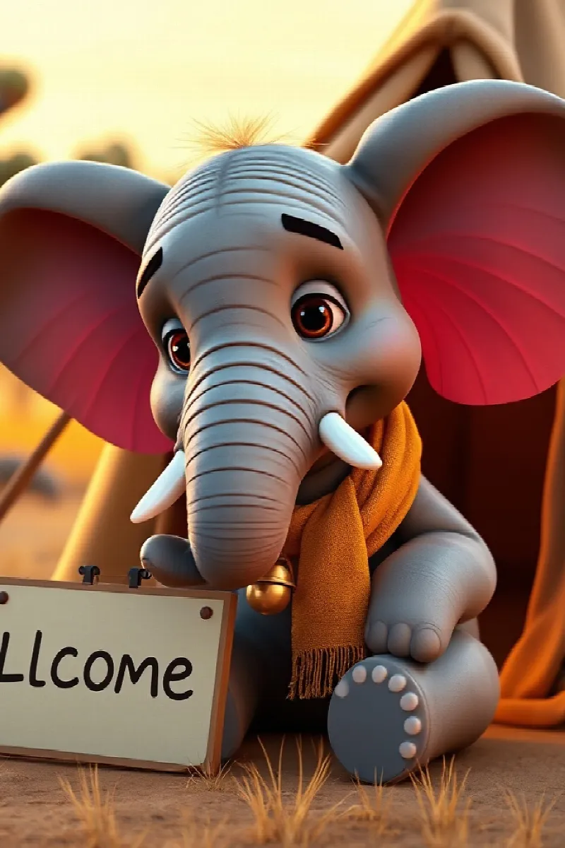 Picture 2 from the tale The Elephant's Story Tent
