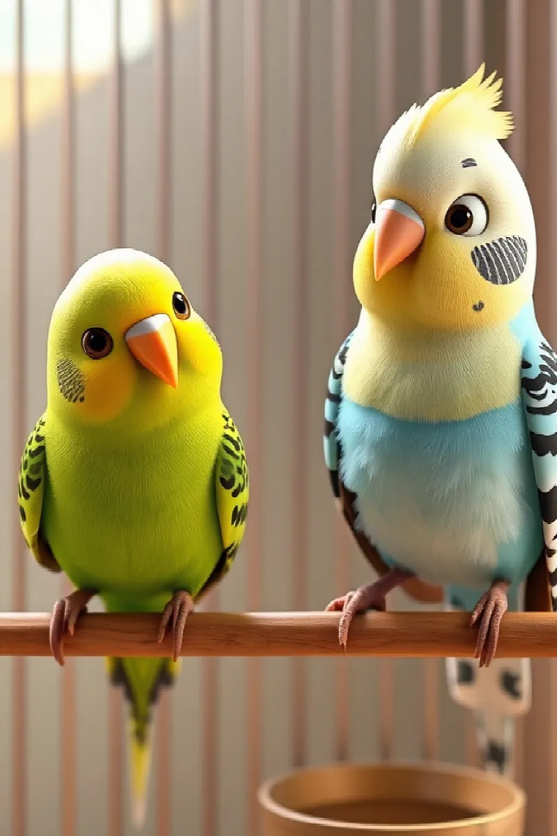 Picture 2 from the tale The Girl and the Parakeets