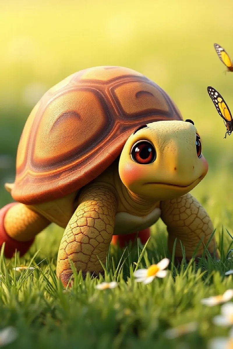 Picture 1 from the tale The Tortoise's Flying Shoes