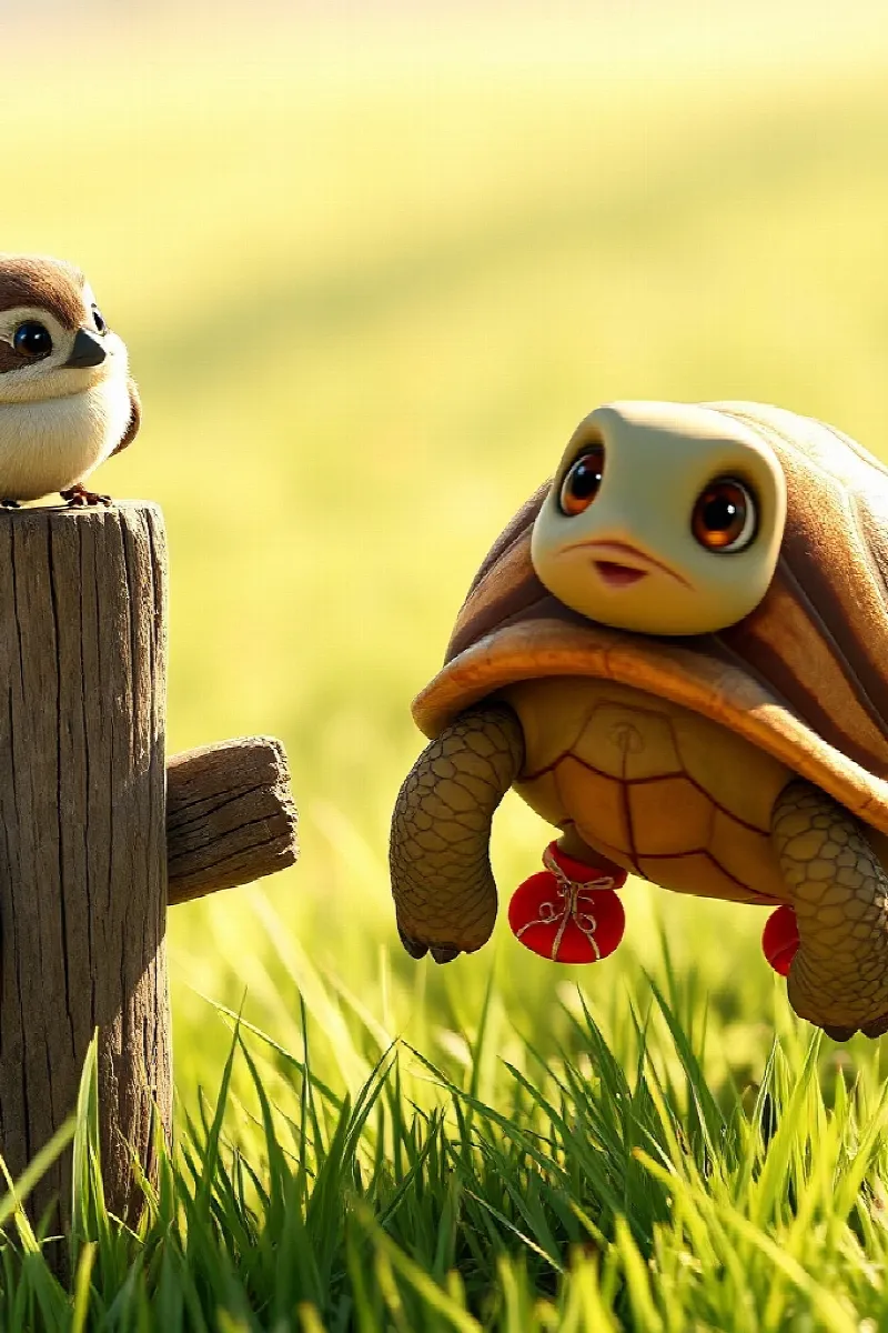 Picture 4 from the tale The Tortoise's Flying Shoes