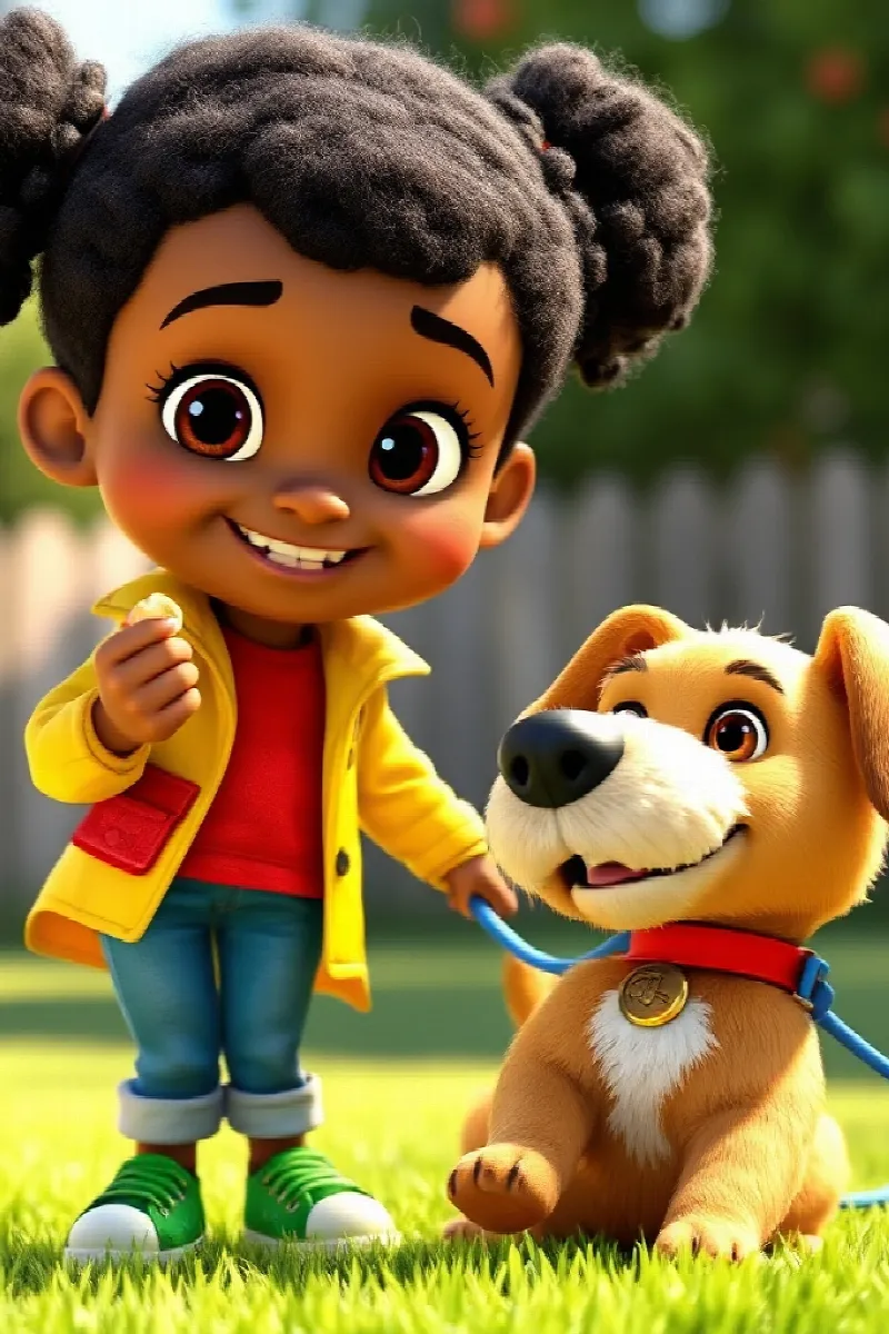 Kız ve Köpek masalından 2. resim