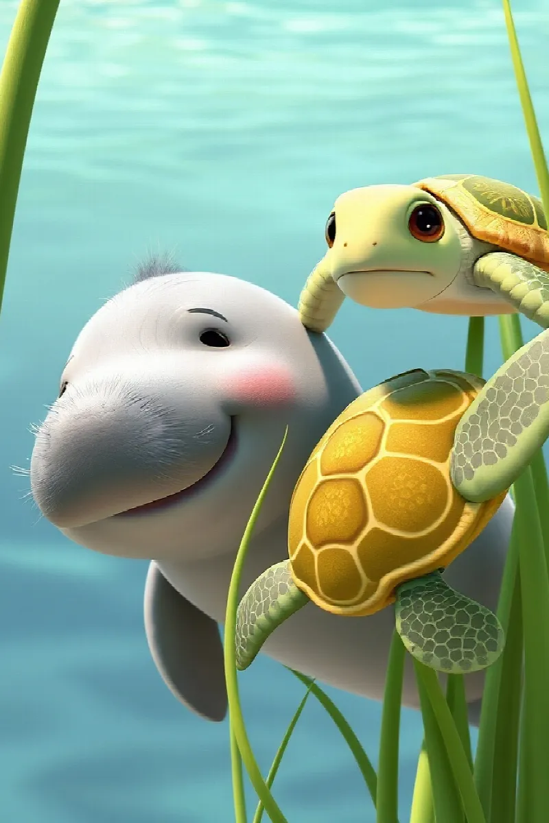 Küçük Dugong'un Arkadaşı masalından 2. resim