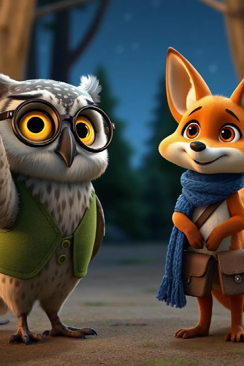 Picture 3 from the tale The Little Fox's Telescope