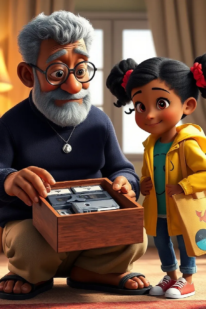 Kız ve Küçük Balina masalından 2. resim