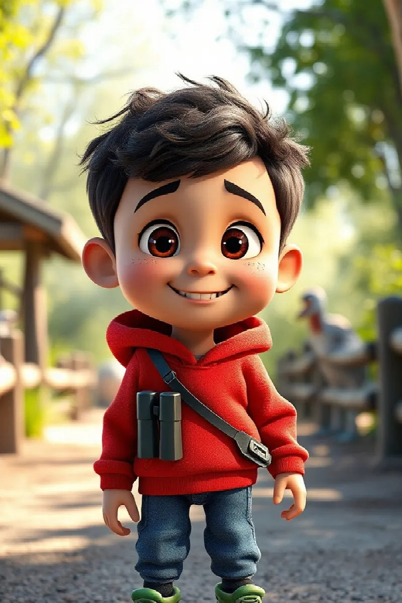 Picture 1 from the tale The Boy and the Falcon