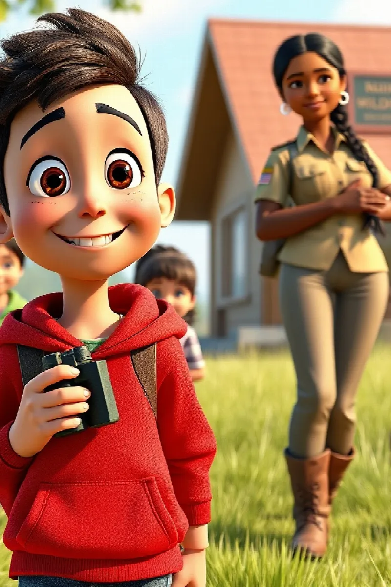 Picture 2 from the tale The Boy and the Falcon