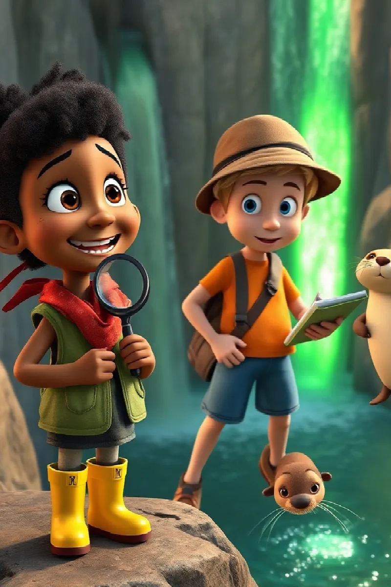 Picture 4 from the tale The Emerald Waterfall