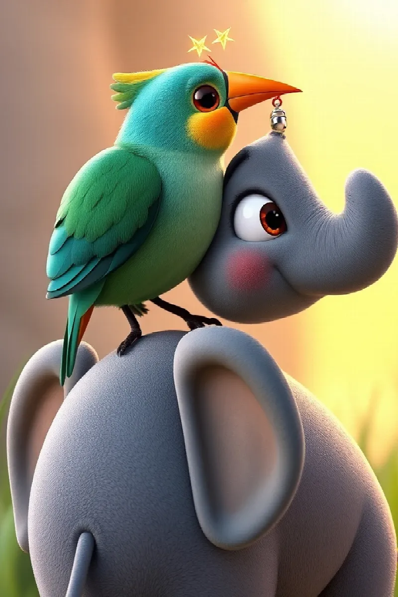 Picture 4 from the tale The Little Bush Elephant