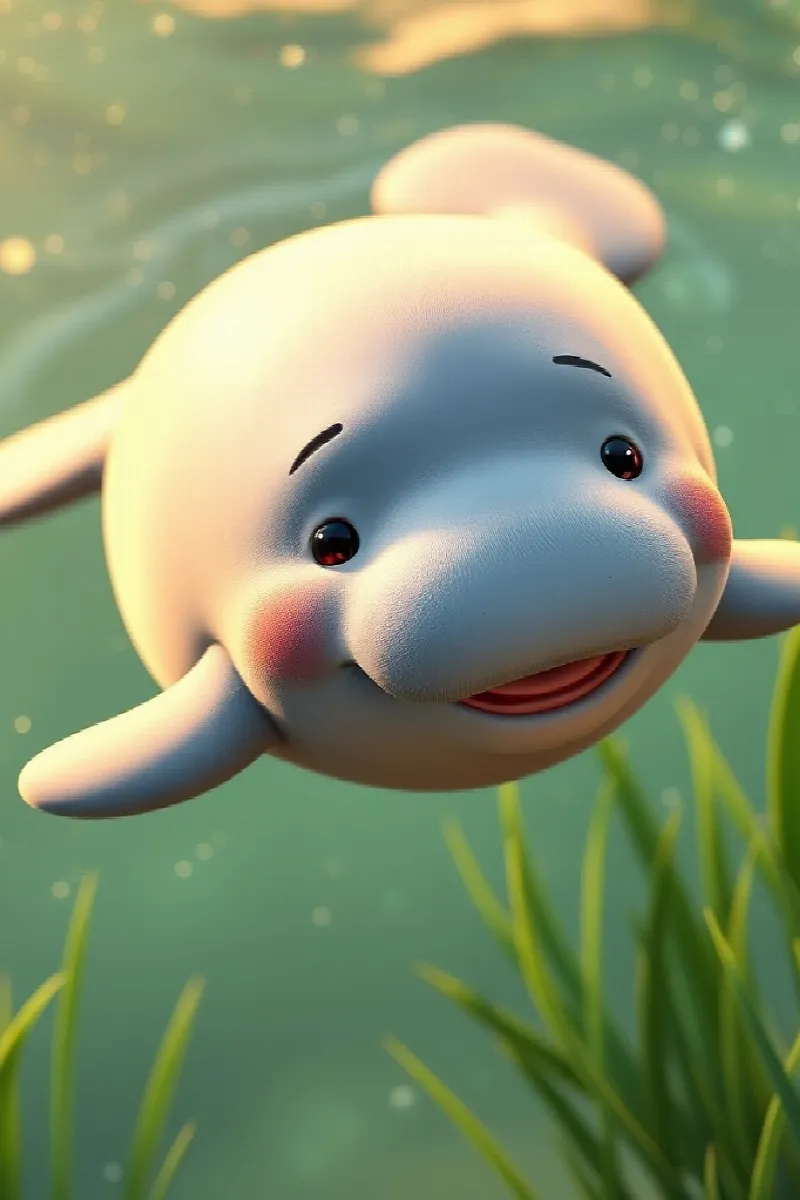 Picture 1 from the tale The Little Dugong's Friend