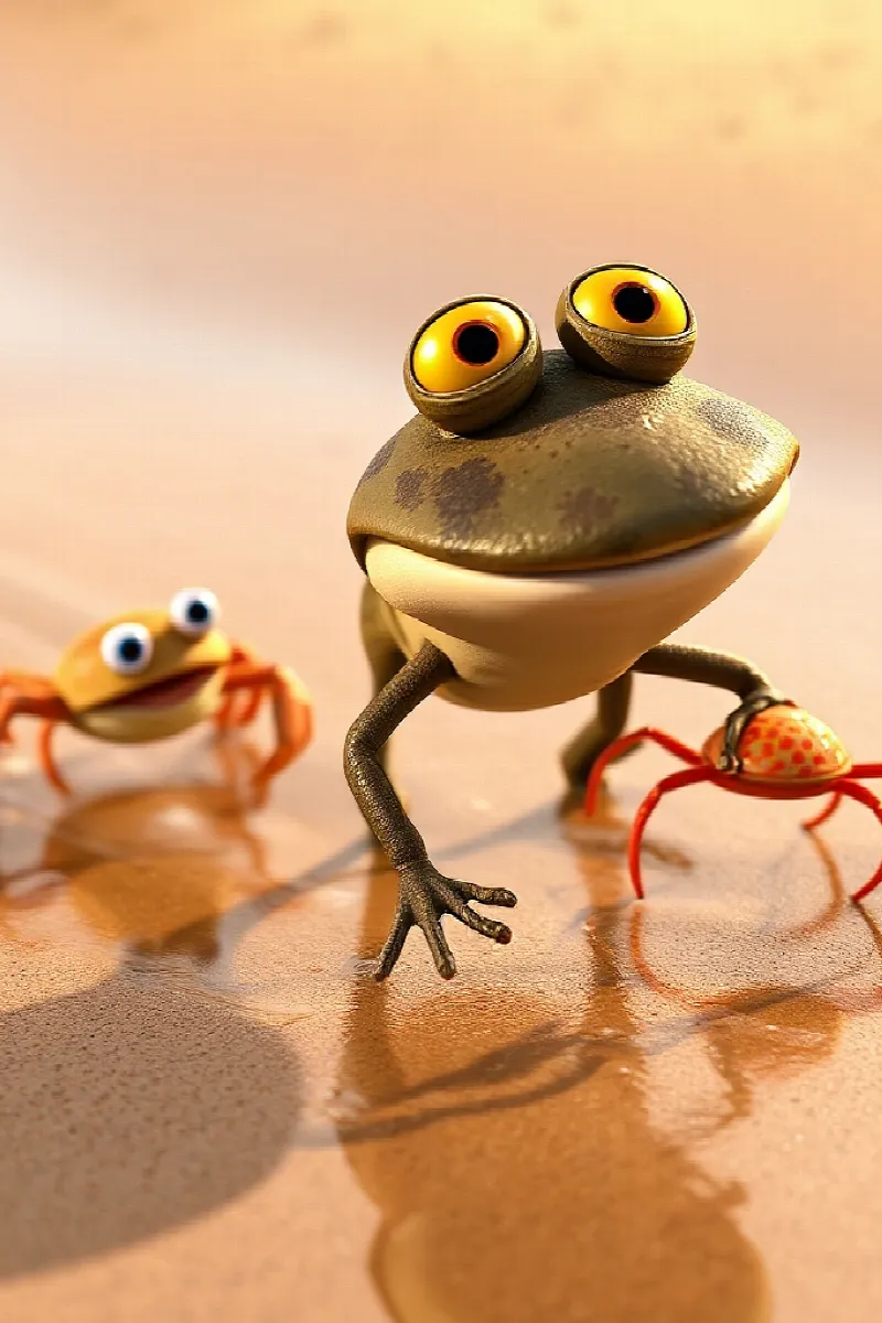 Picture 4 from the tale The Little Fiddler Crab
