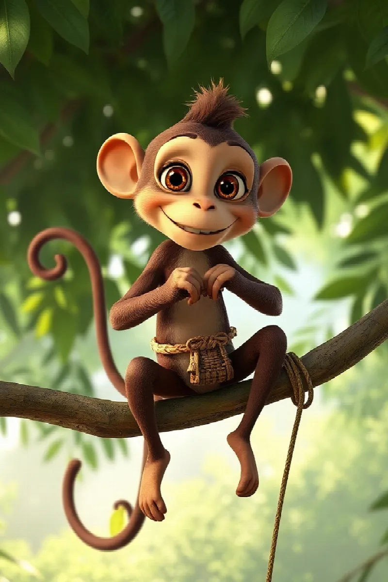 Picture 1 from the tale The Monkey's Skybridge