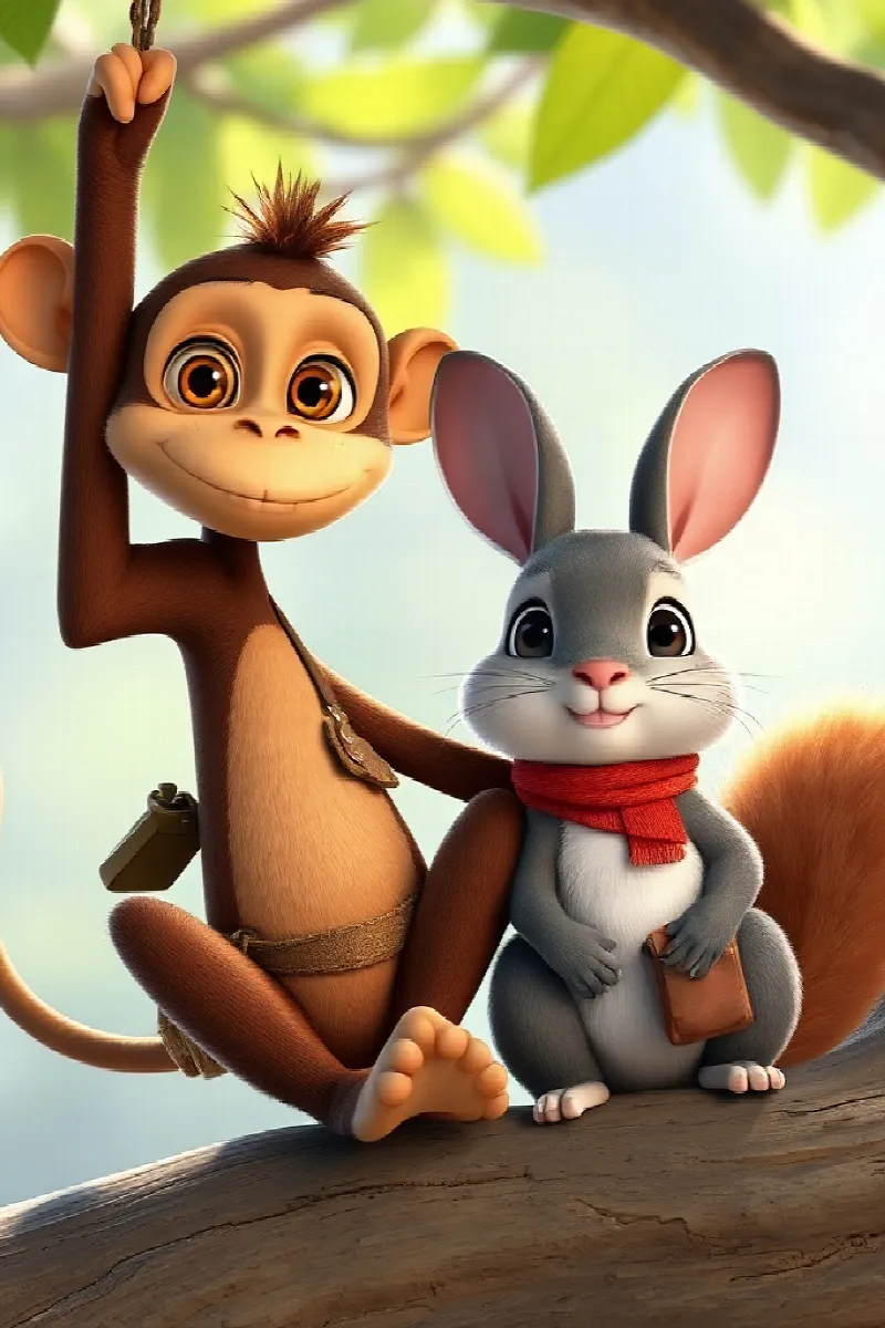 Picture 3 from the tale The Monkey's Skybridge