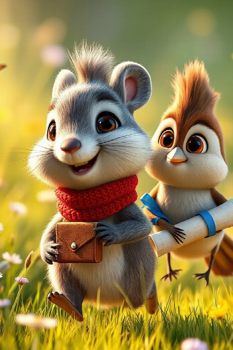 Pika'nın Kış Mektupları masalından 3. resim