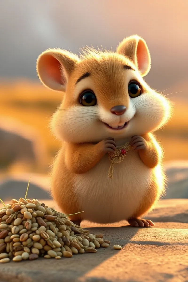 Picture 4 from the tale The Little Mountain Friends