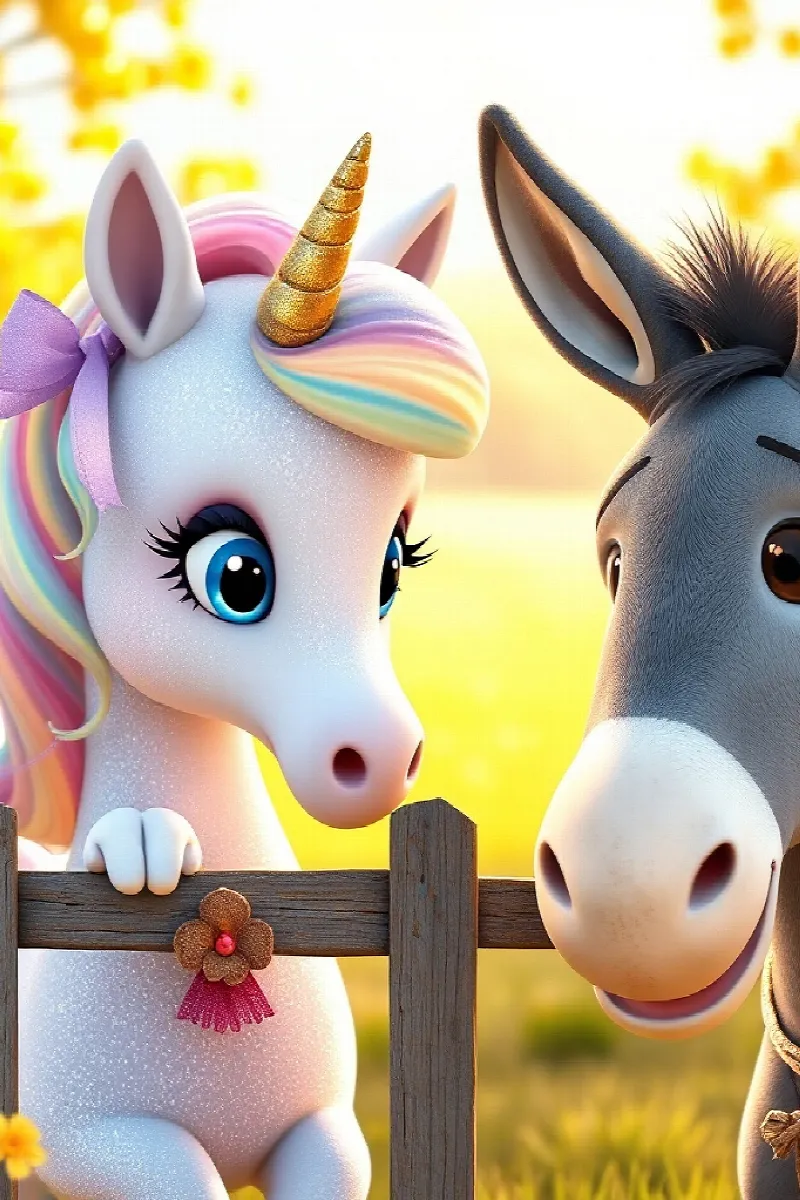 Picture 2 from the tale The Little Unicorn's Friend