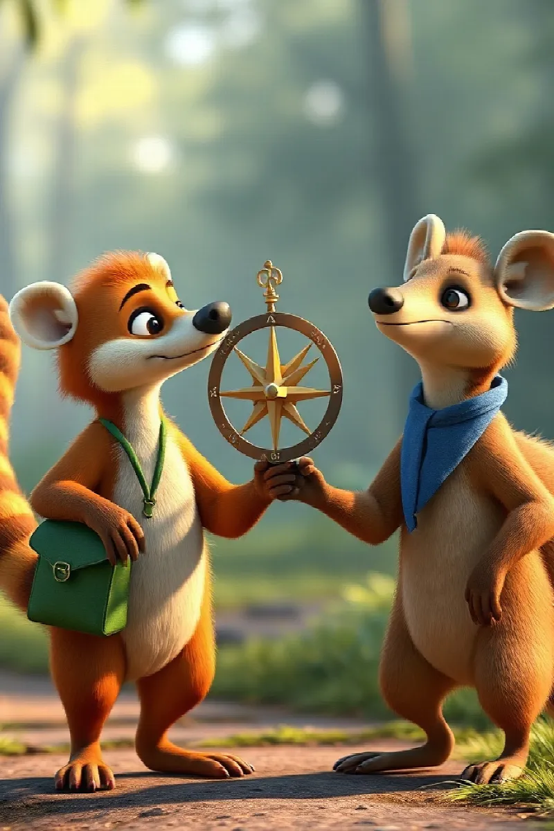 Picture 2 from the tale The Coati's Compass
