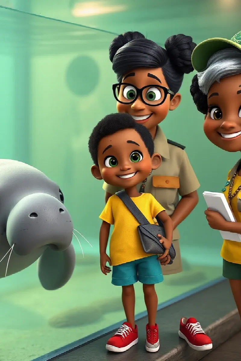 Picture 2 from the tale The Girl and the Manatee