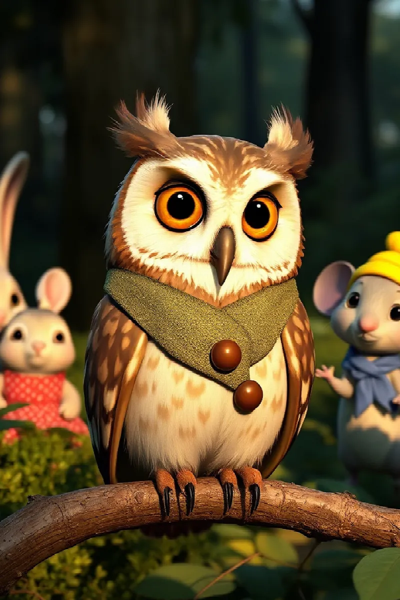 Picture 3 from the tale The Owl's Forgotten Birthday
